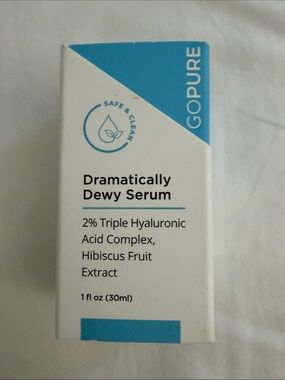 Gopure Dramatically Dewy Serum - Blue & White